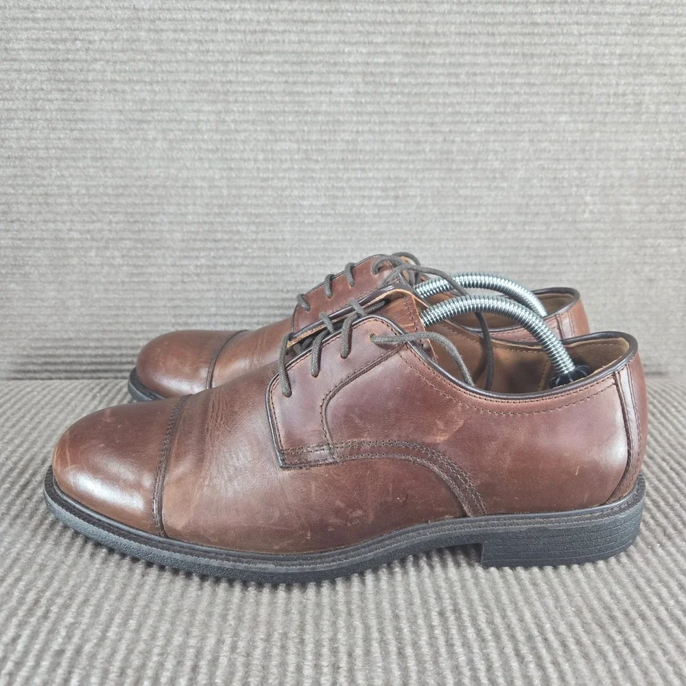 Johnston & Murphy Mens‎ 8.5M Brown XC4 Waterproof Leather Cap Toe Derby 20-7074